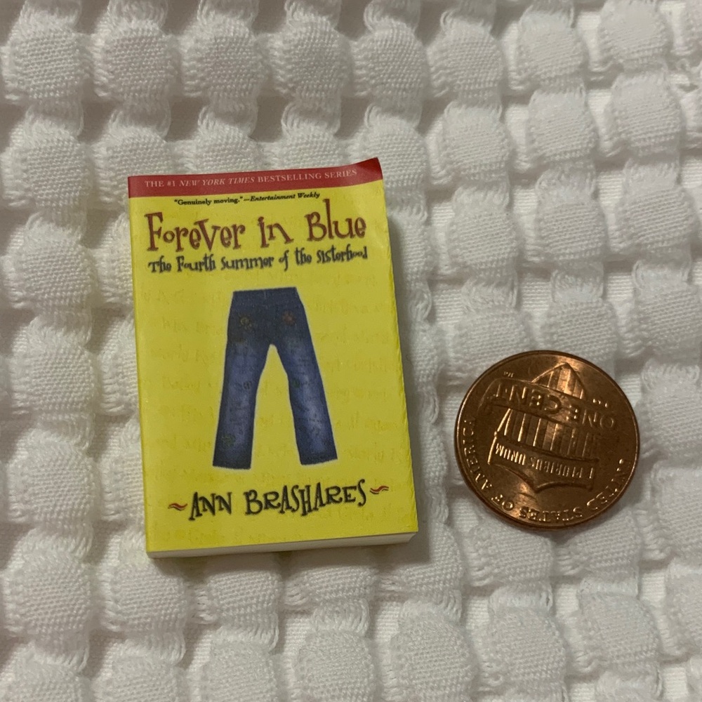 Zuru Mini Brands Books Series 2 'Forever in Blue' by Ann Brashares.